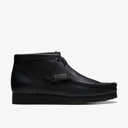 Clarks Wallabee Boot Black Leather