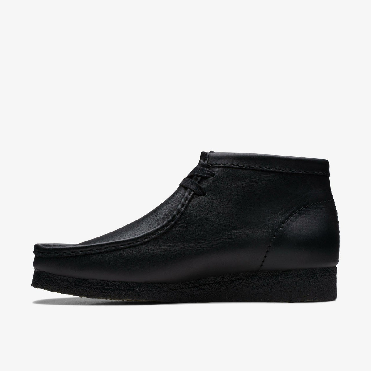 Clarks Wallabee Boot Black Leather