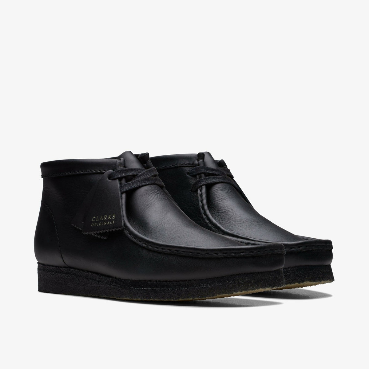 Clarks Wallabee Boot Black Leather