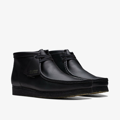 Clarks Wallabee Boot Black Leather