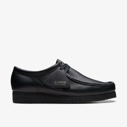 Clarks Wallabee Black Leather
