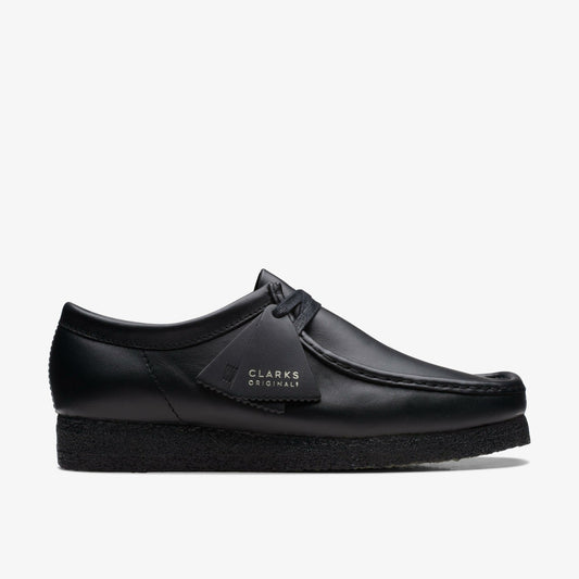 Clarks Wallabee Black Leather