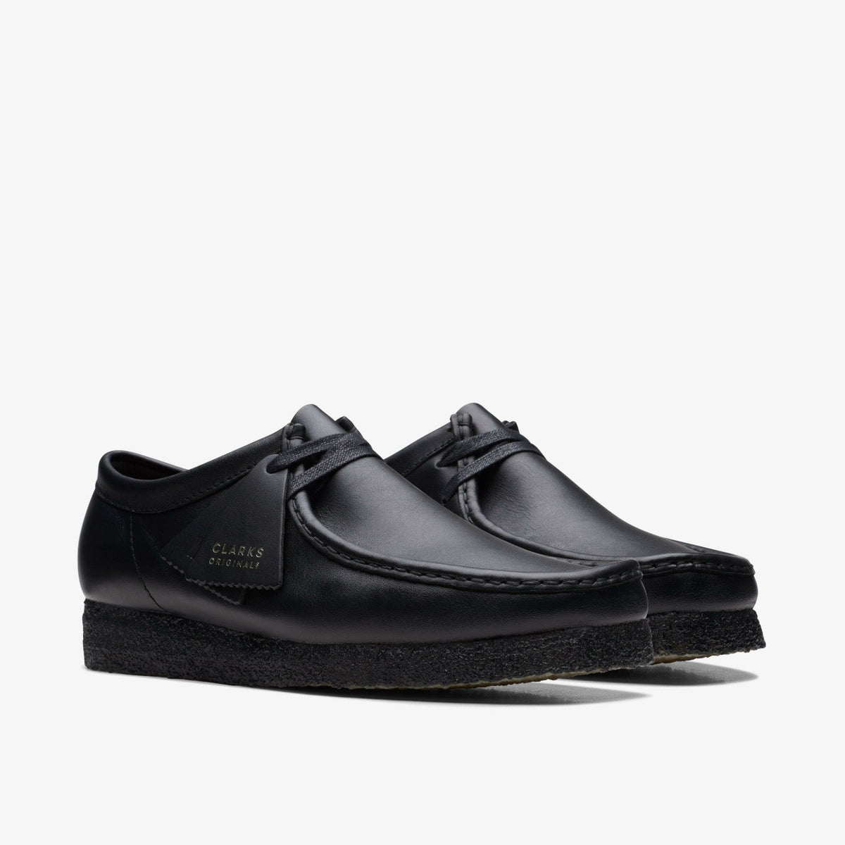 Clarks Wallabee Black Leather