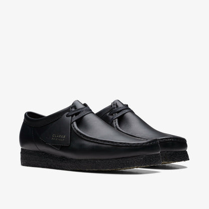 Clarks Wallabee Black Leather