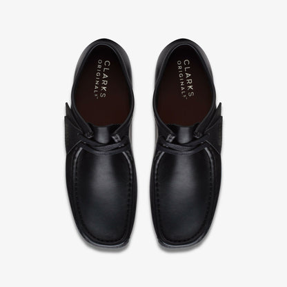 Clarks Wallabee Black Leather