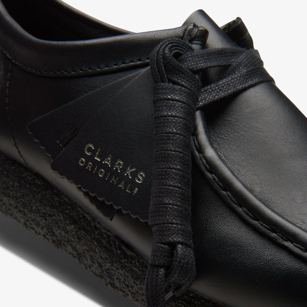Clarks Wallabee Black Leather