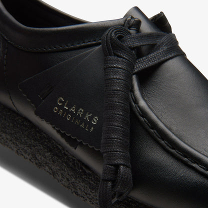 Clarks Wallabee Black Leather