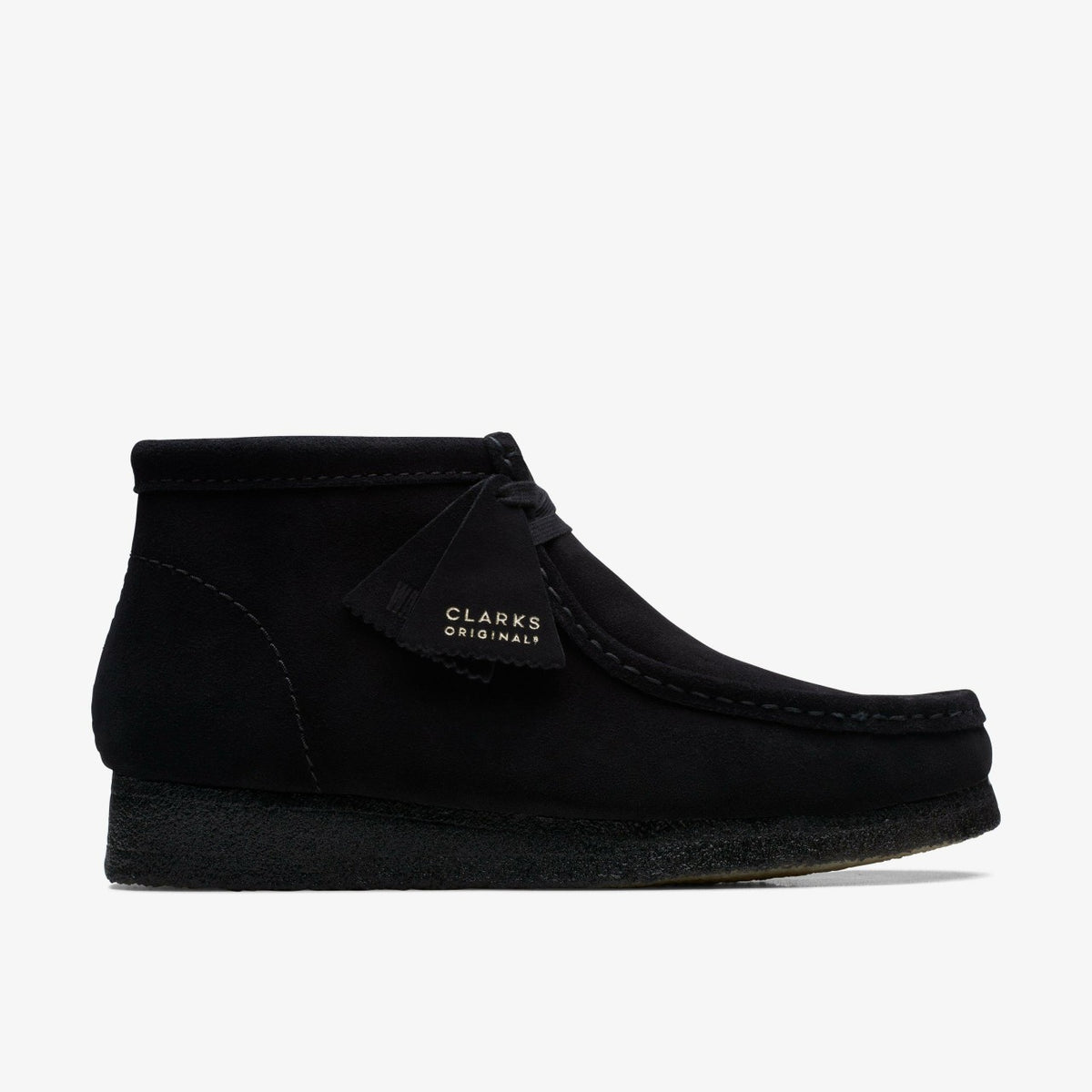 Clarks Wallabee Boot Black Suede
