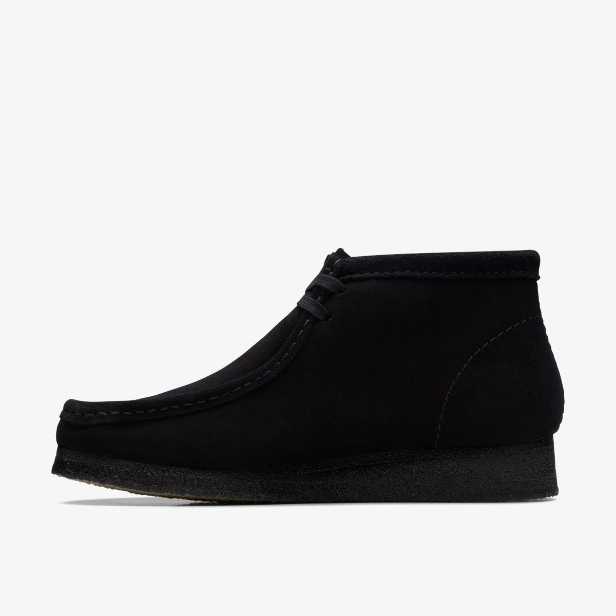 Clarks Wallabee Boot Black Suede