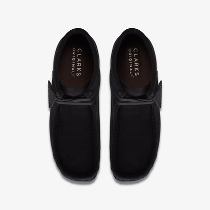 Clarks Wallabee Boot Black Suede