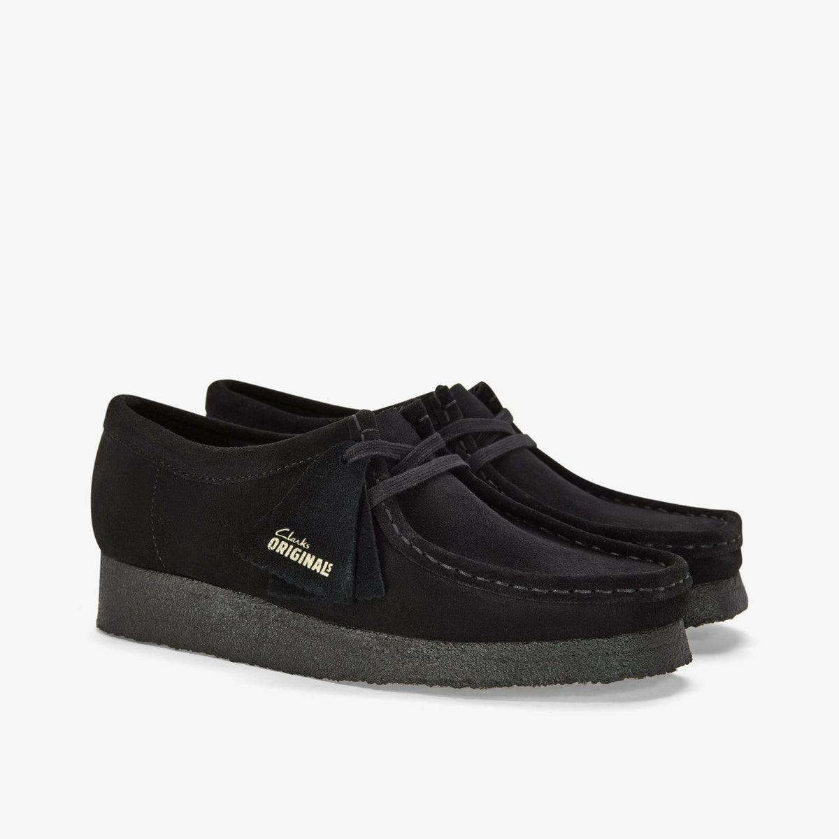 Clarks Wallabee Black Suede