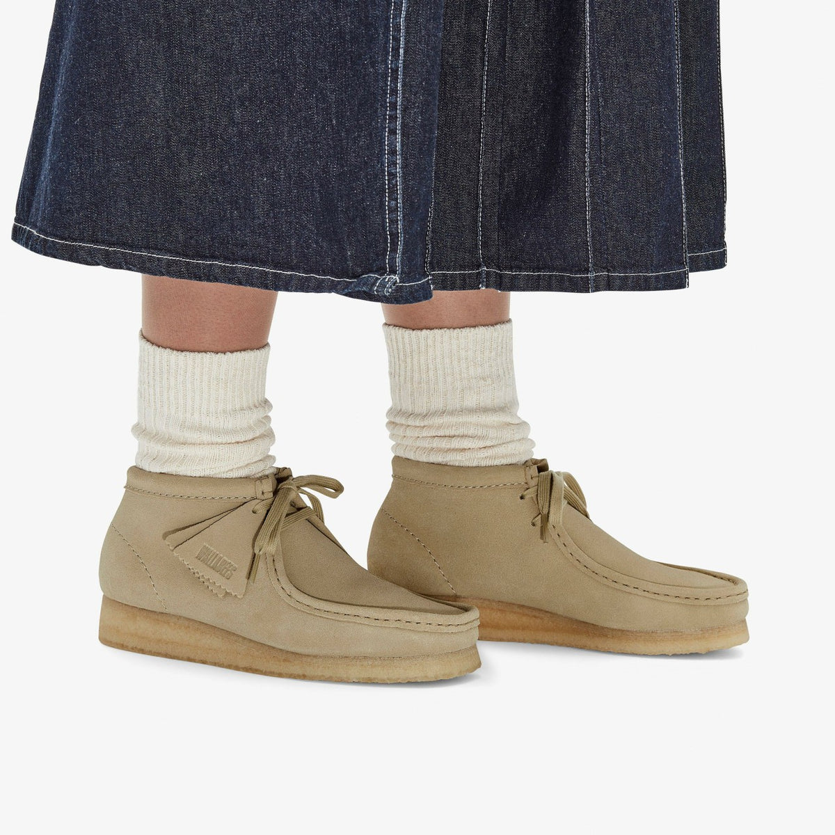 Clarks Wallabee Boot Maple Suede