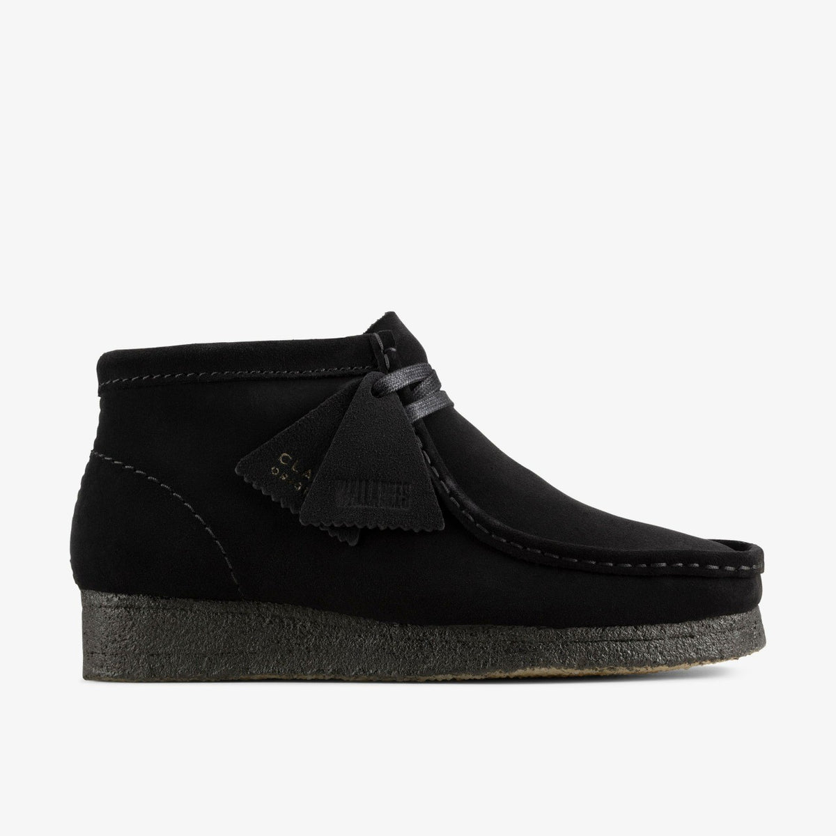 Clarks Wallabee Boot Black Suede