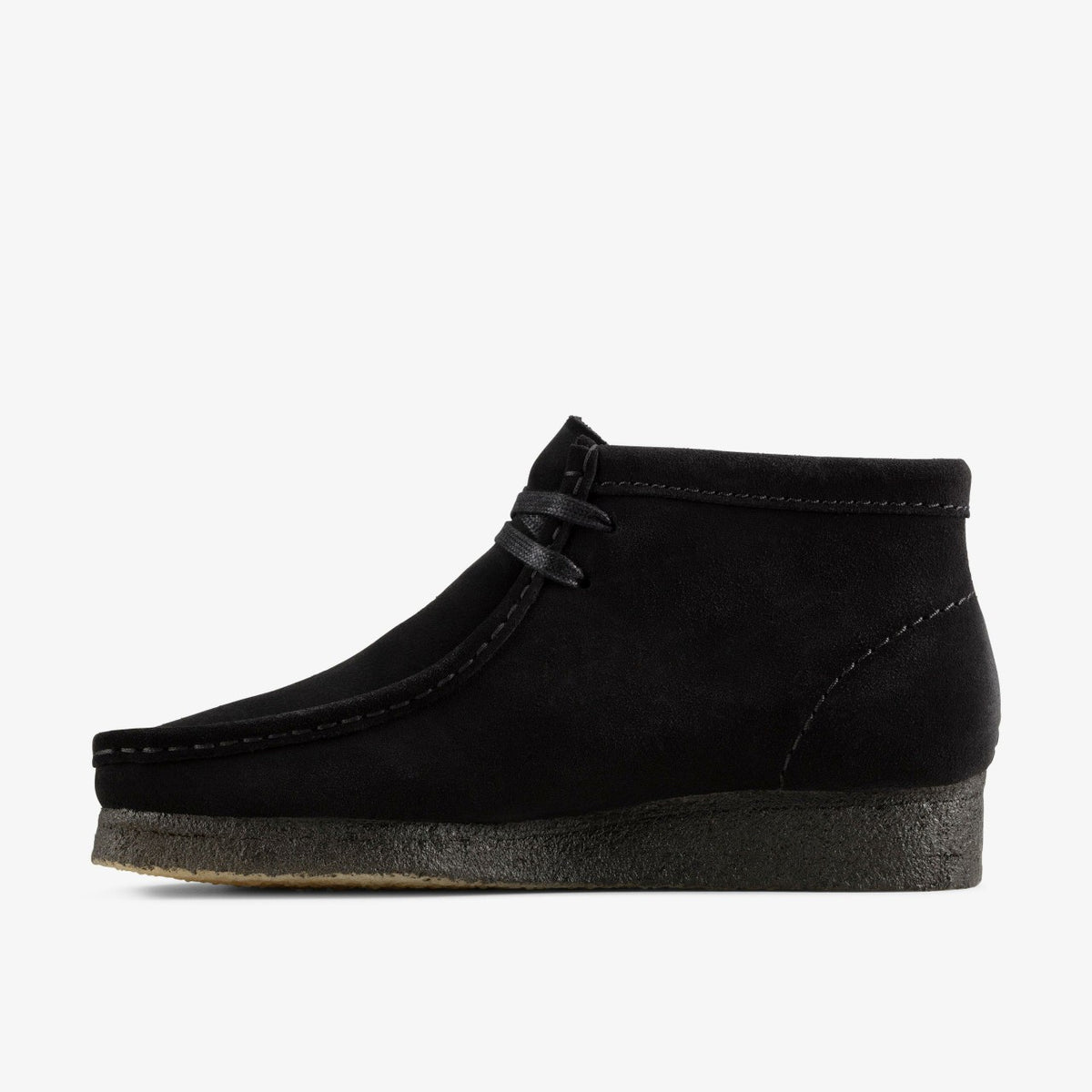 Clarks Wallabee Boot Black Suede