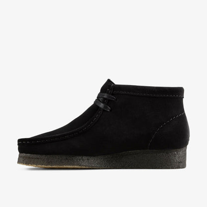 Clarks Wallabee Boot Black Suede