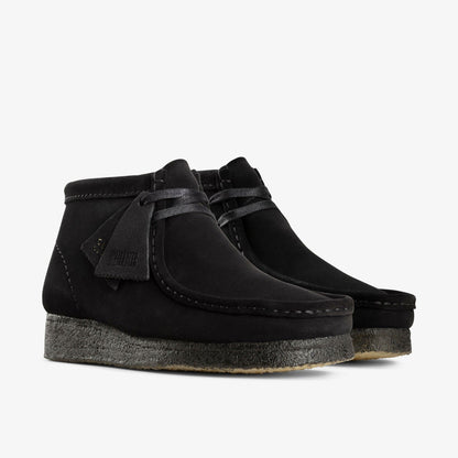 Clarks Wallabee Boot Black Suede
