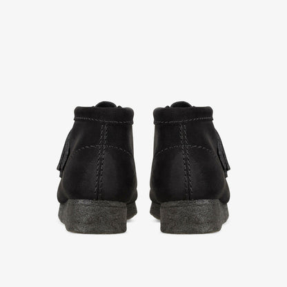 Clarks Wallabee Boot Black Suede