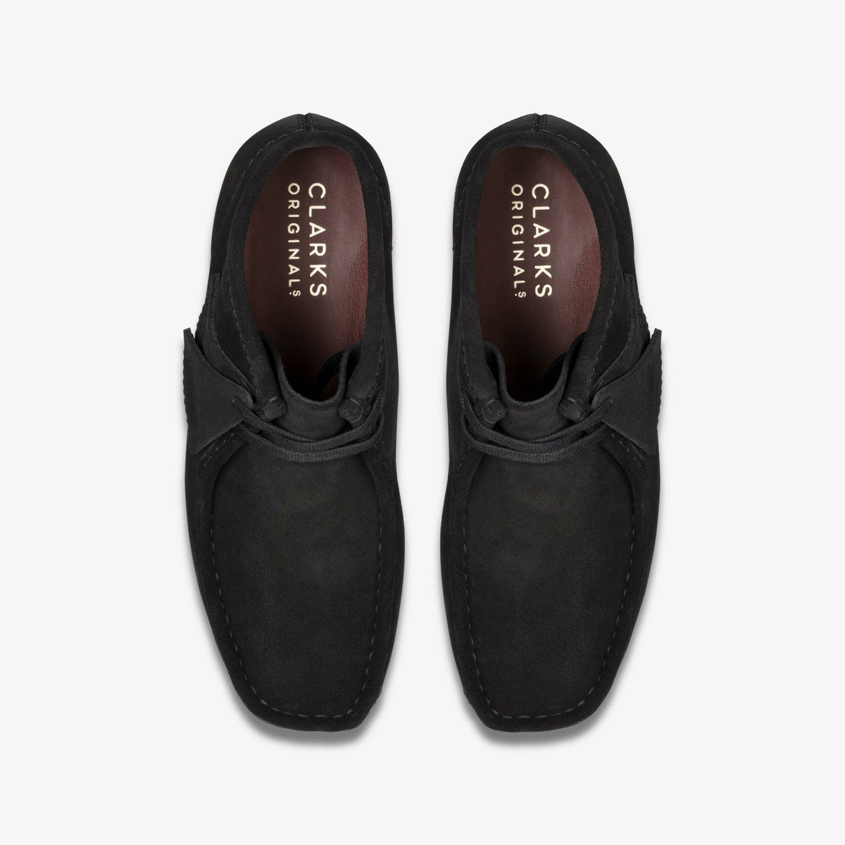 Clarks Wallabee Boot Black Suede
