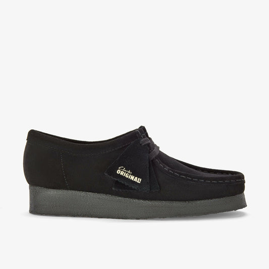 Clarks Wallabee Black Suede