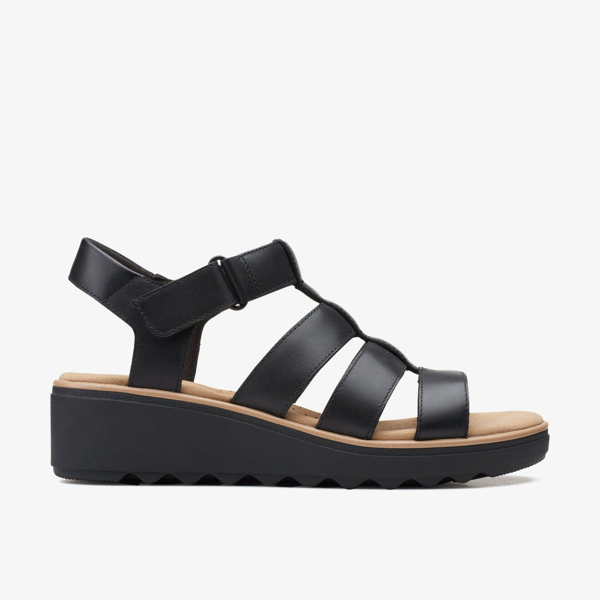 Clarks Jillian Quartz Black Leather