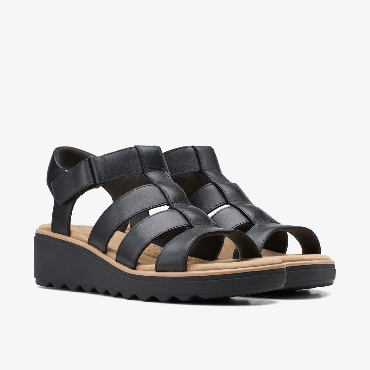 Clarks Jillian Quartz Black Leather