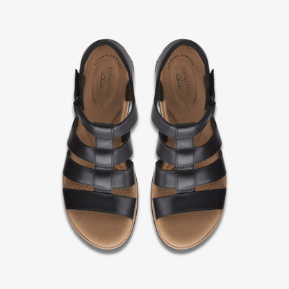 Clarks Jillian Quartz Black Leather