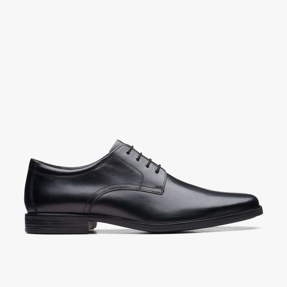 Clarks Howard Walk Black Leather