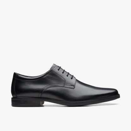 Clarks Howard Walk Black Leather