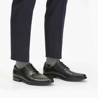 Clarks Howard Walk Black Leather