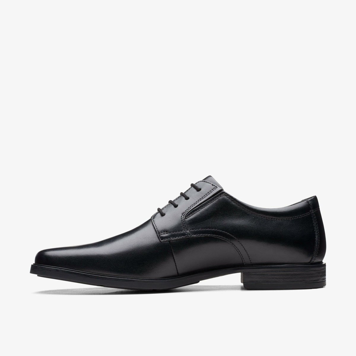 Clarks Howard Walk Black Leather