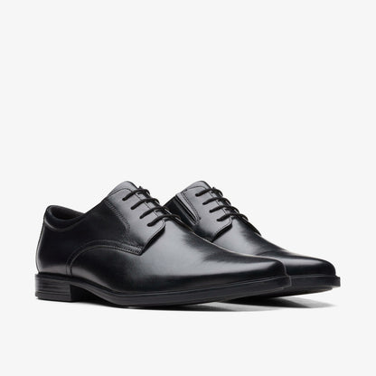 Clarks Howard Walk Black Leather