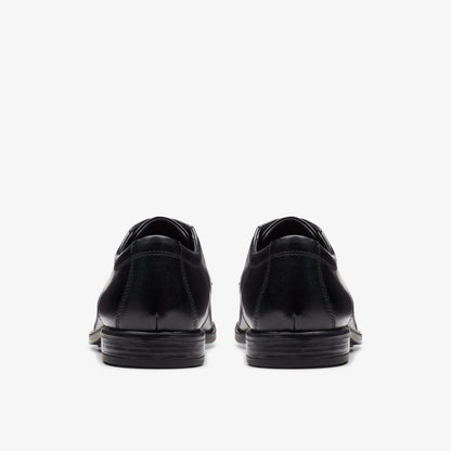 Clarks Howard Walk Black Leather