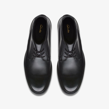 Clarks Atticus LT Hi GORE-TEX Black Leather