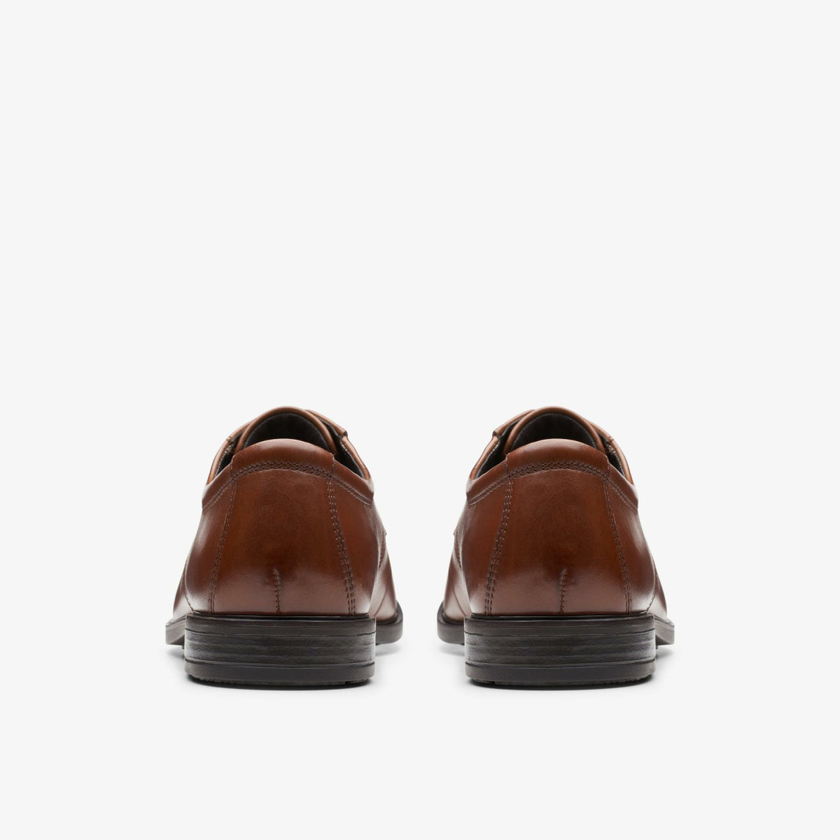Clarks Howard Walk Dark Tan Leather