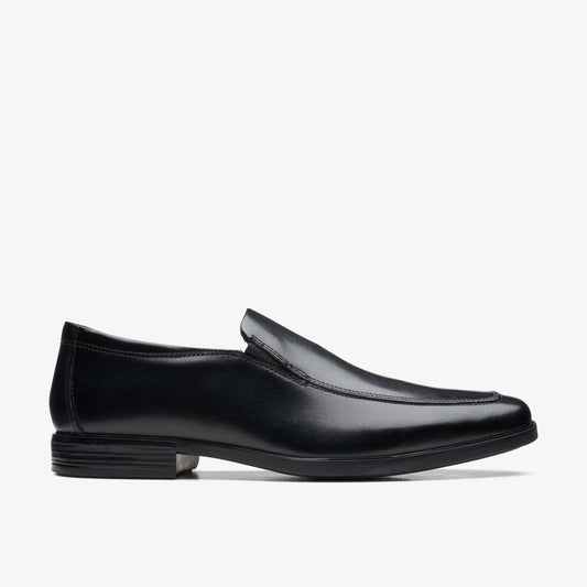 Clarks Howard Edge Loafer Black Leather