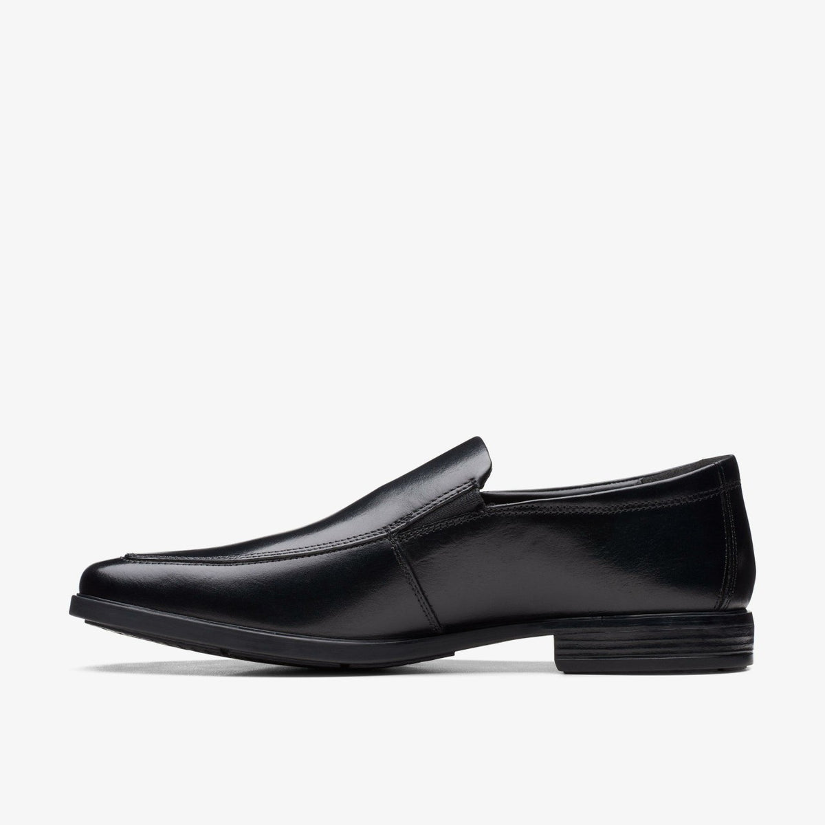 Clarks Howard Edge Loafer Black Leather