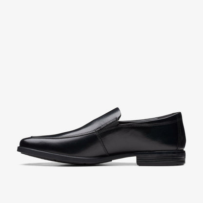 Clarks Howard Edge Loafer Black Leather