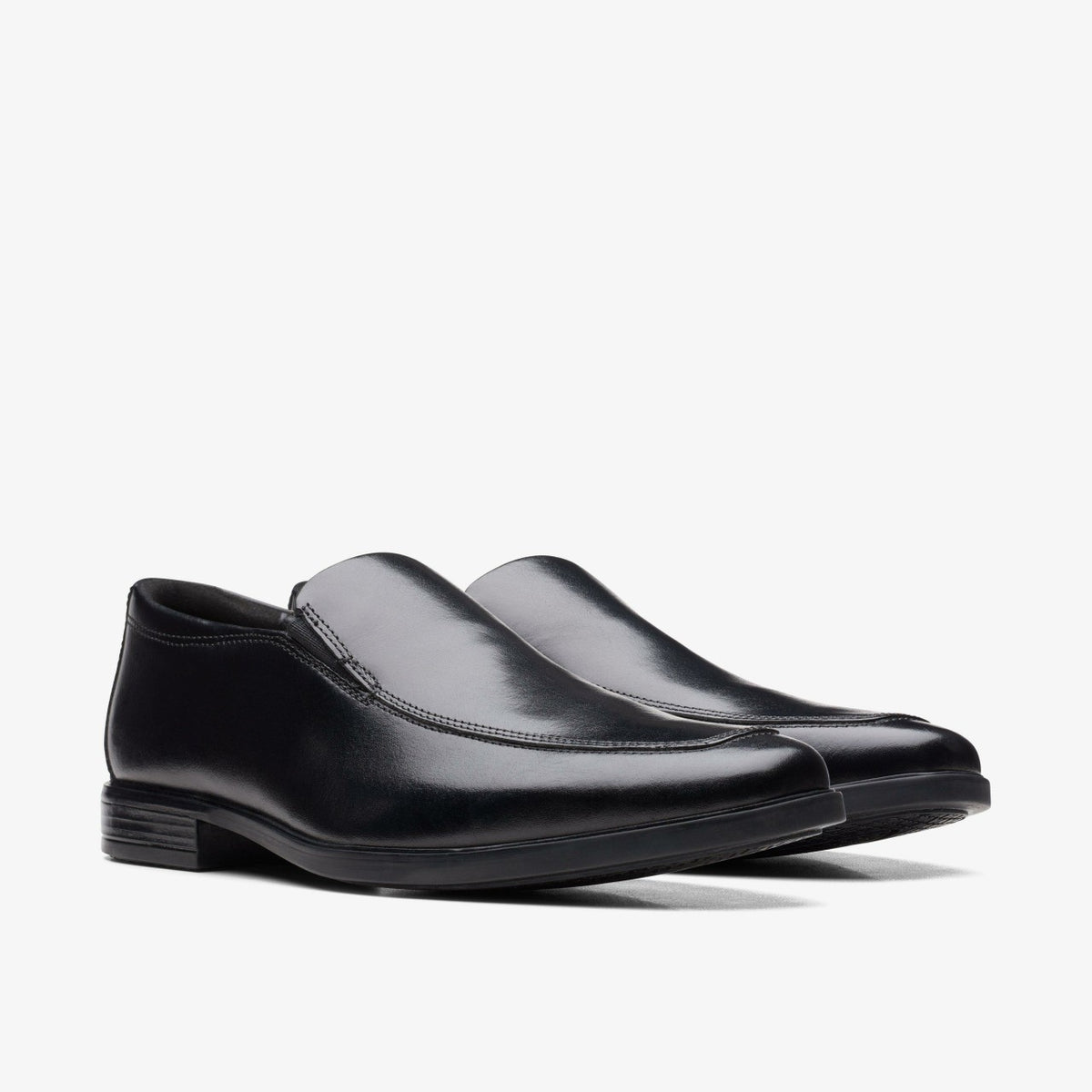 Clarks Howard Edge Loafer Black Leather