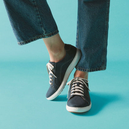 Clarks Nalle Lace Navy Nubuck