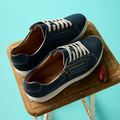 Clarks Nalle Lace Navy Nubuck