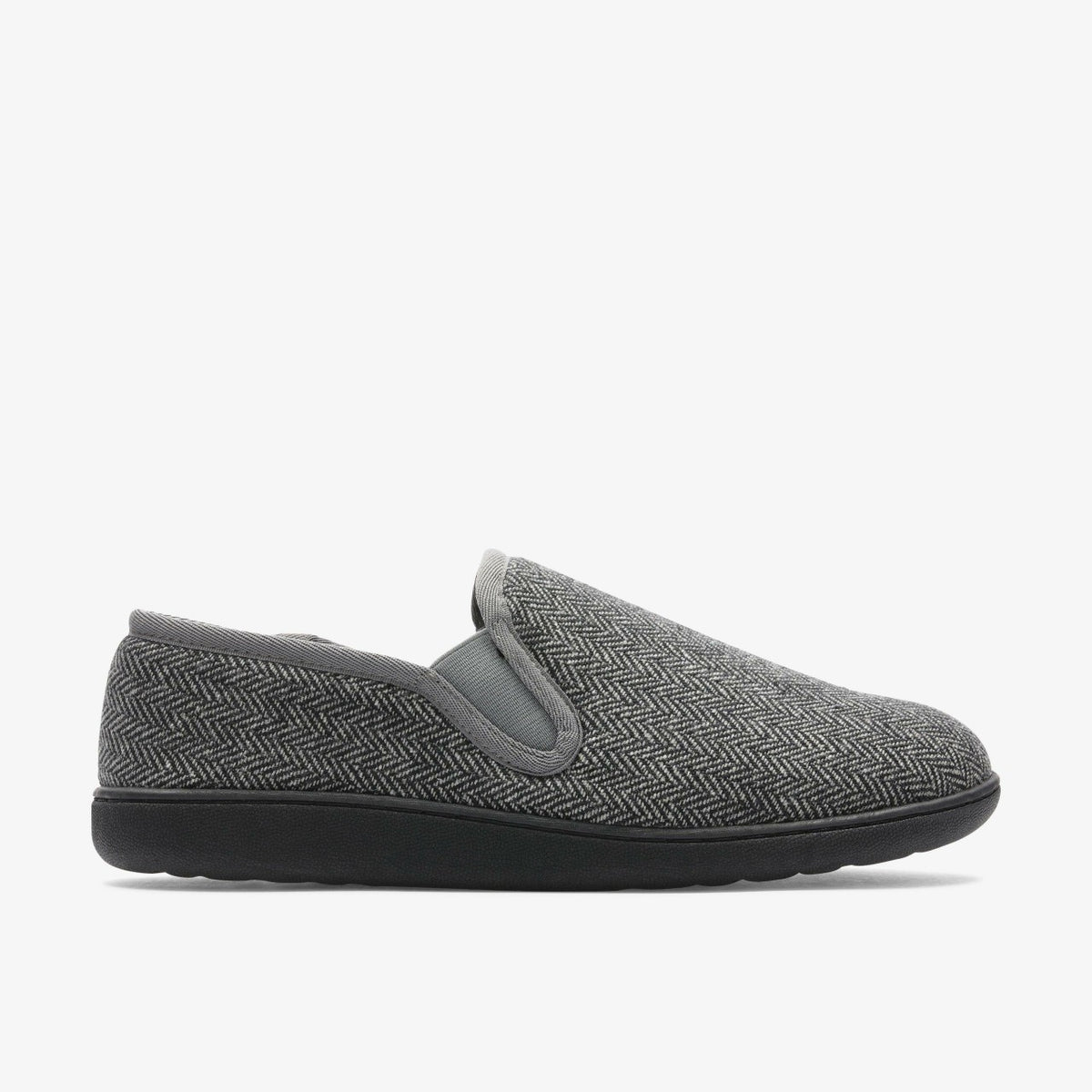 Clarks King Ease Dark Grey Interest
