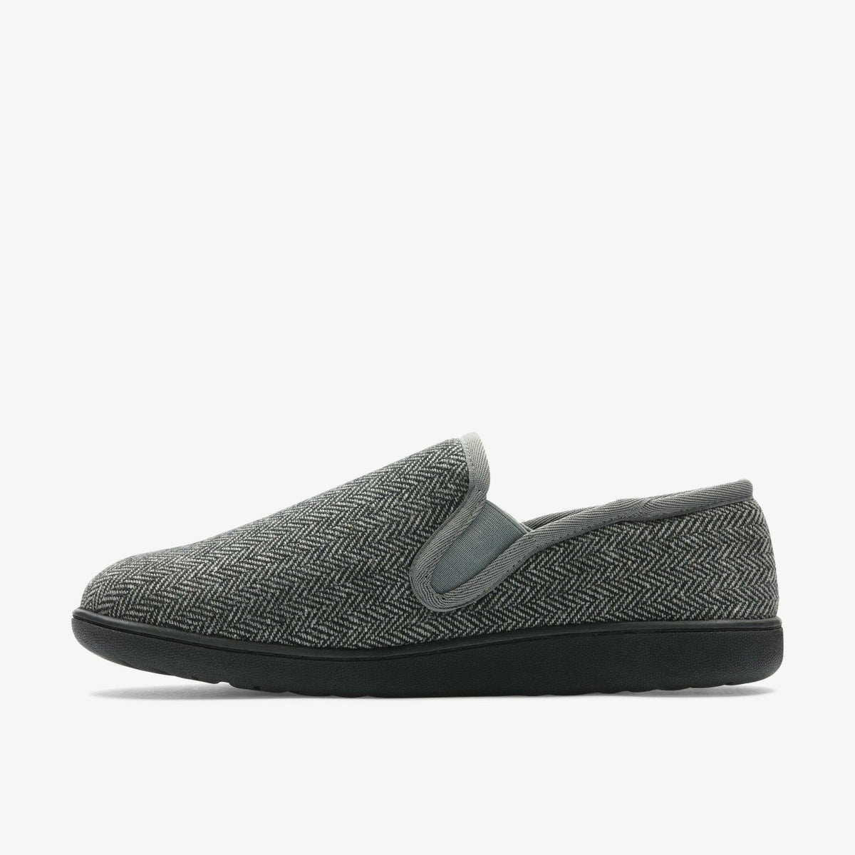 Clarks King Ease Dark Grey Interest