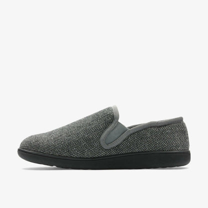 Clarks King Ease Dark Grey Interest