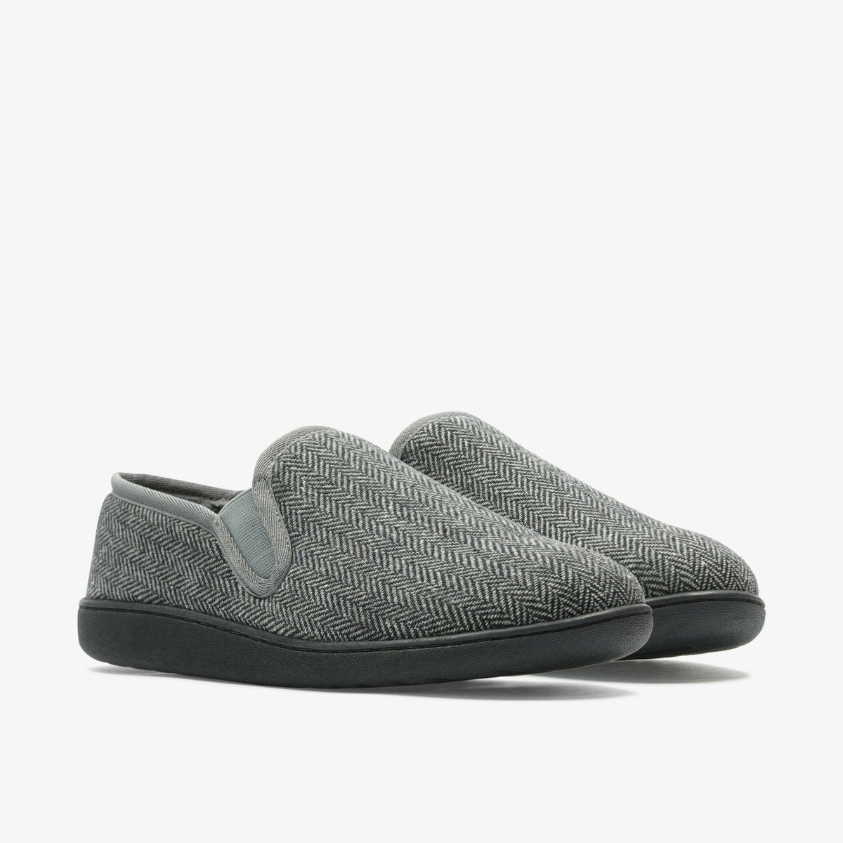 Clarks King Ease Dark Grey Interest