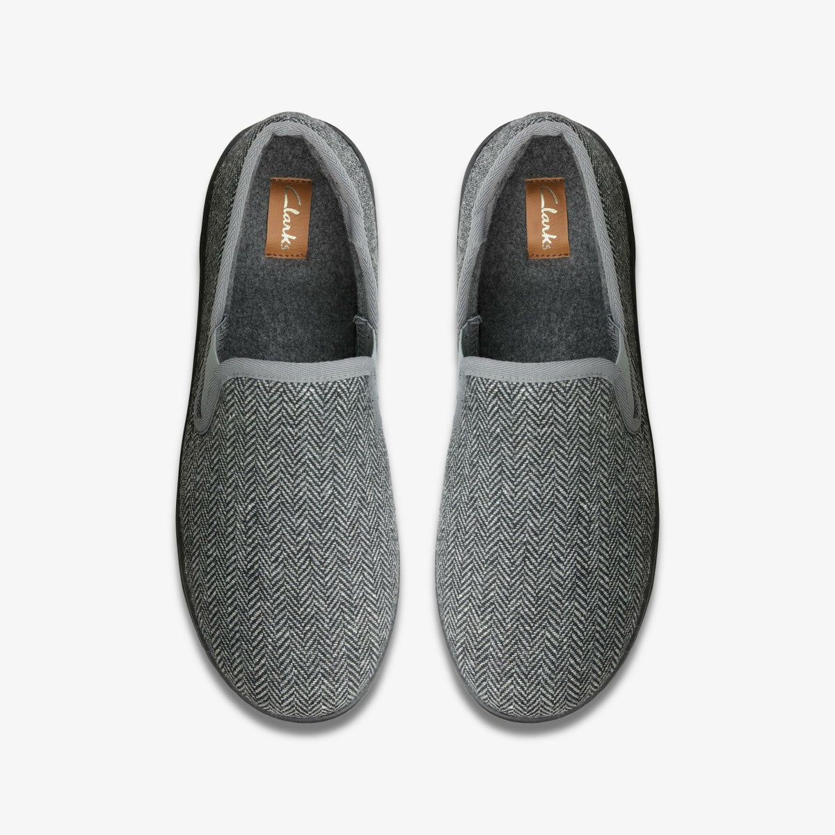 Clarks King Ease Dark Grey Interest