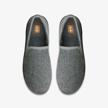 Clarks King Ease Dark Grey Interest