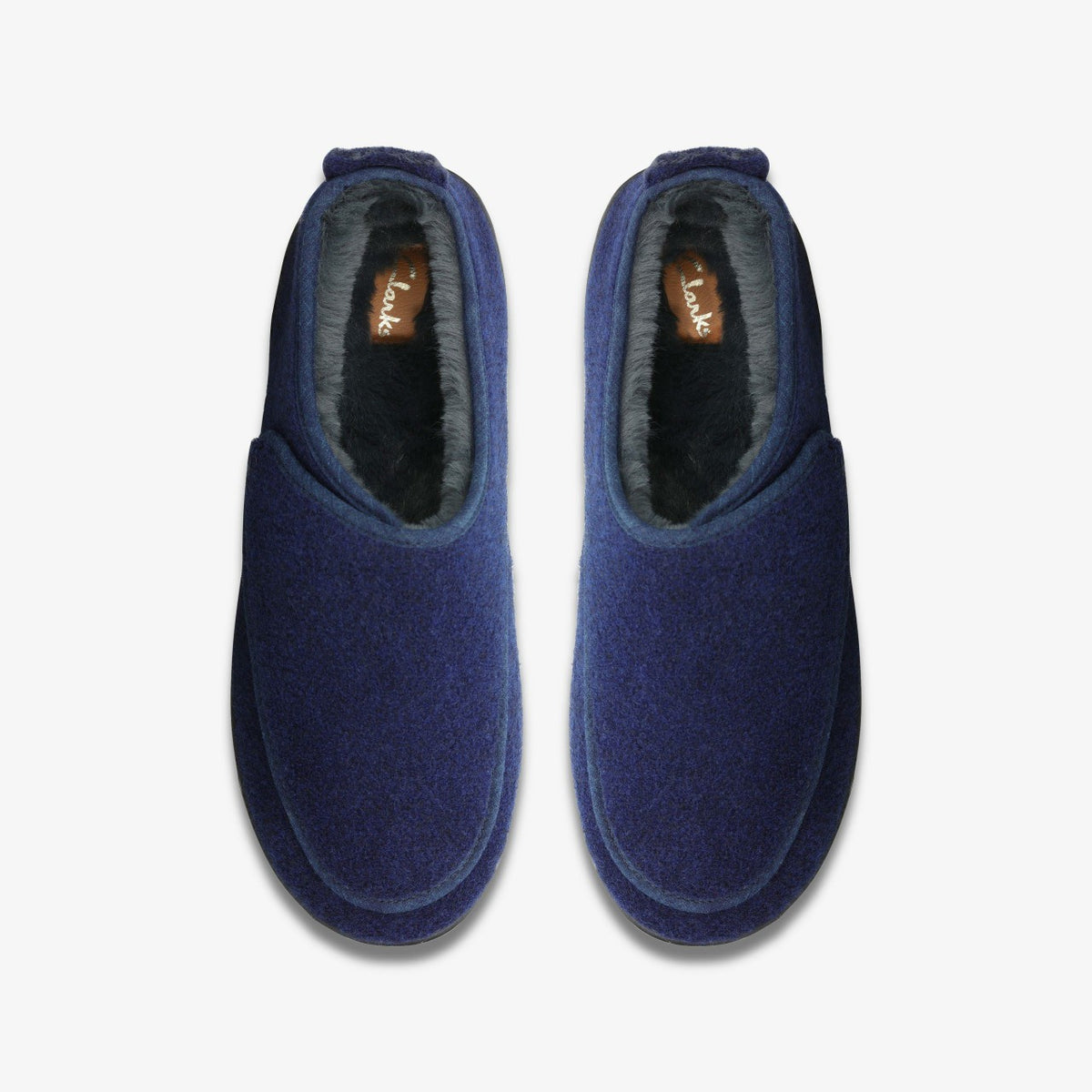 Clarks King Riptape Slipper Navy