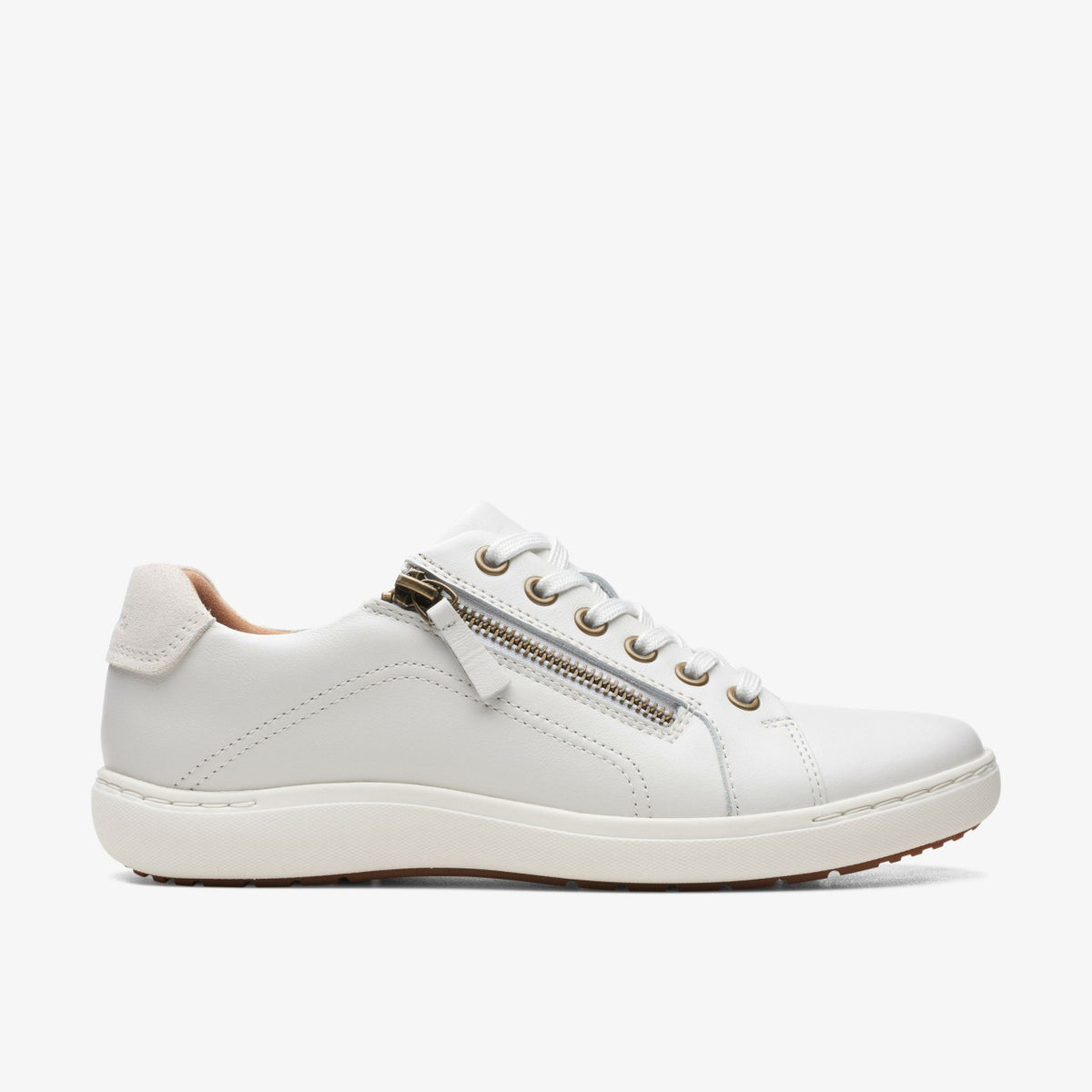 Clarks Nalle Lace White Leather