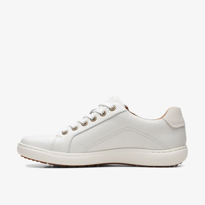 Clarks Nalle Lace White Leather
