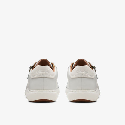 Clarks Nalle Lace White Leather